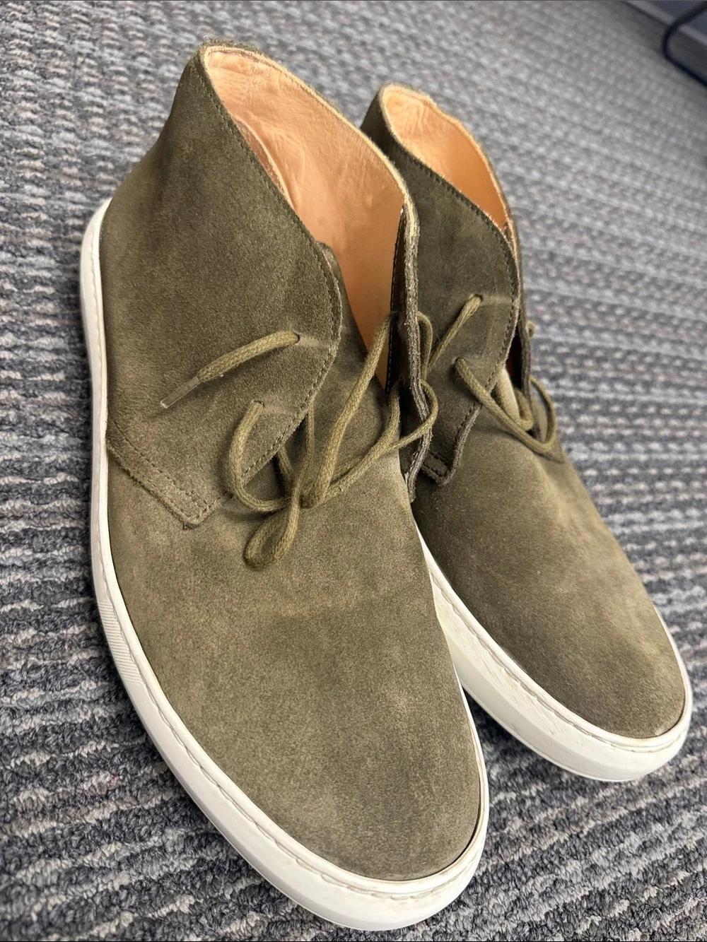 Men's Astorflex Chukka Boots - Casual Lace-Up Size 12 Forest Green